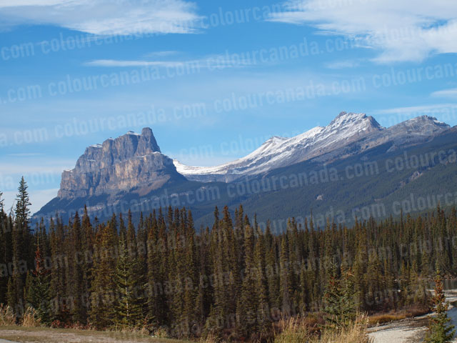 Banff National Park Mountains | Cheap Stock Photo