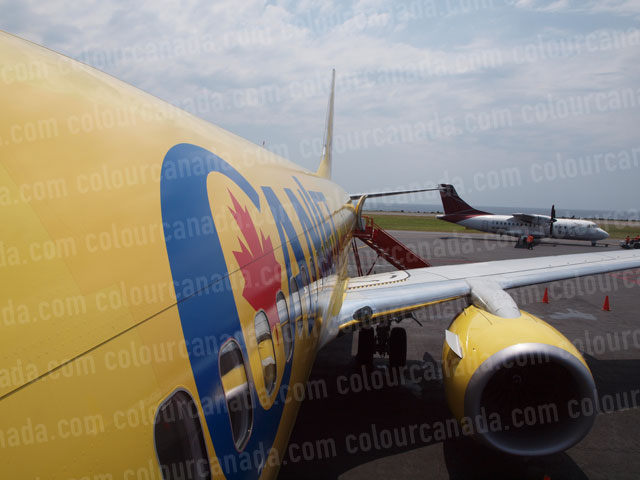 CanJet Boeing 737 (2) Long View | Cheap Stock Photo