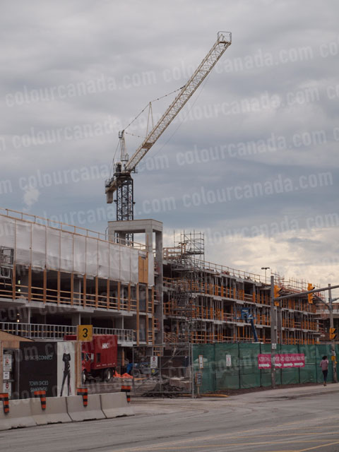 Construction Site With Crane | Cheap High Resolution Stock Photo - Click Image to Close