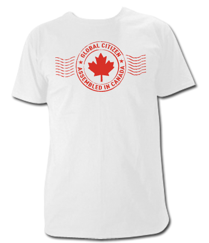 Global Citizen Assembled in Canada T Shirt