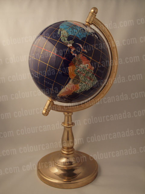 Globe with Brass Stand | Cheap Stock Photo