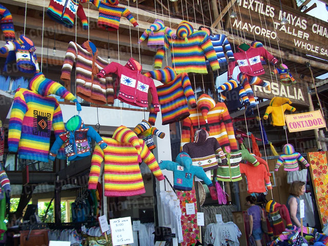 Outdoor Market Colourful Sweaters | Cheap Stock Photo - Click Image to Close