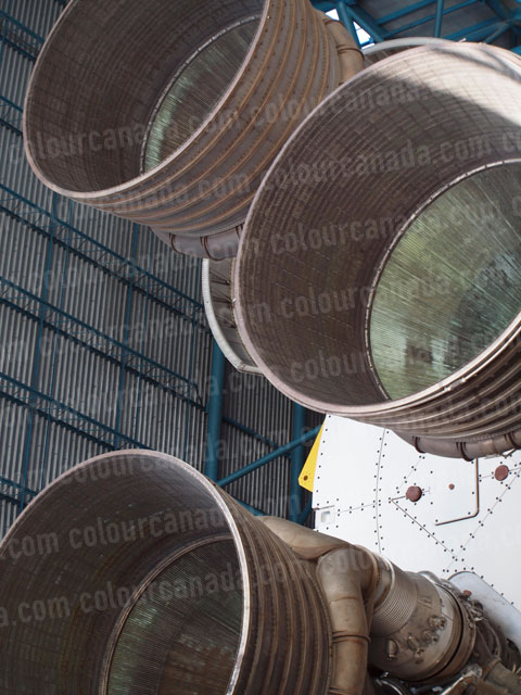 Saturn Rockets at Kennedy Space Center | Cheap Stock Photo