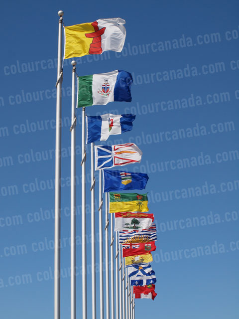Canada's Flags (1) | Cheap Stock Photo