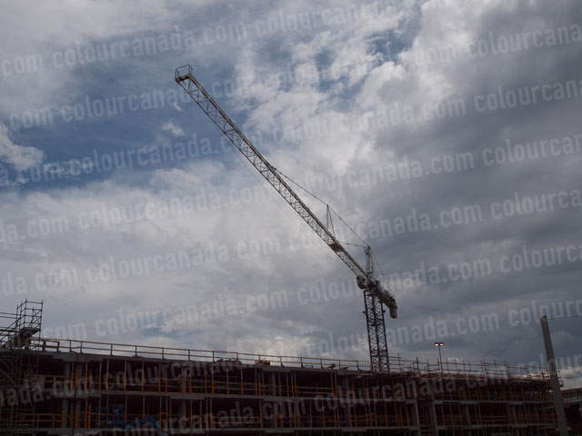 Construction Site With Crane (5) | High Res Cheap Stock Photo