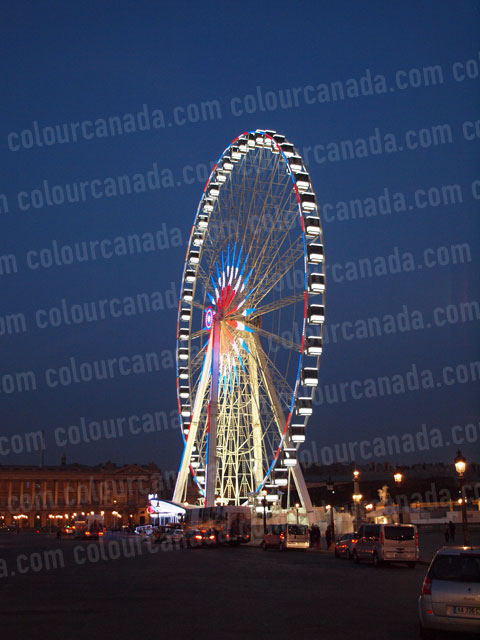 Ferris Wheel (2) Place de la Concorde Paris | Cheap Stock Photo