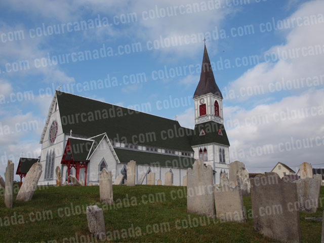 Grave Yard and Country Church | Cheap Stock Photo