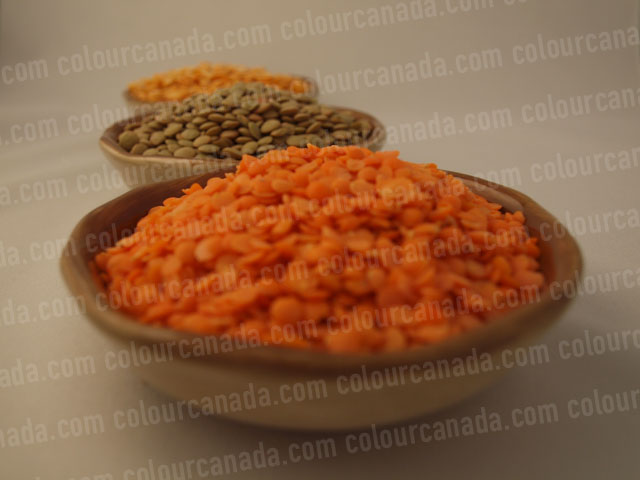 Lentils and Split Peas in Bowls (2) | Cheap Stock Photo