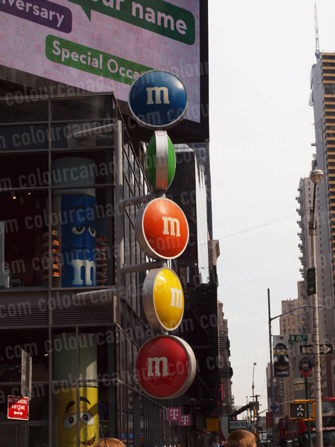 M & M Sign New York City | Cheap Stock Photo