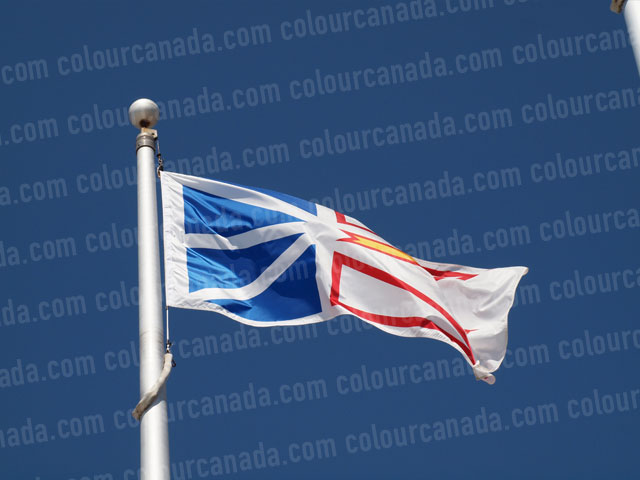 Newfoundland & Labrabor's Flag (1) | Cheap Stock Photo - Click Image to Close