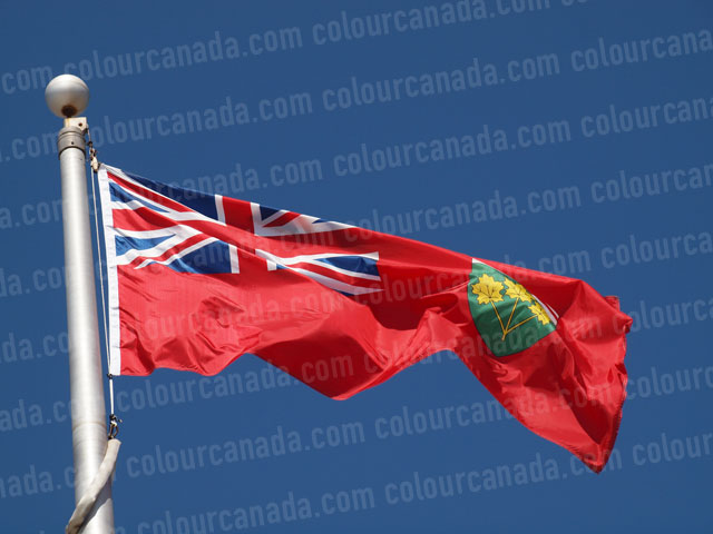 Ontario's Flag (2) | Cheap Stock Photo