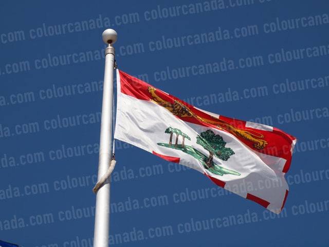 Prince Edward Island's Flag (1) | Cheap Stock Photo