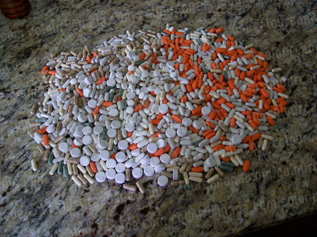 Prescription Drugs in a Pile | Cheap Stock Photo