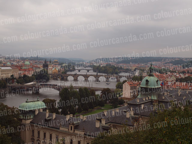 Prague (1) River and Bridges | Cheap Stock Photo
