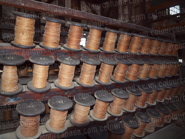 Vintage Twine Spools Rope Machine | Cheap Stock Photo