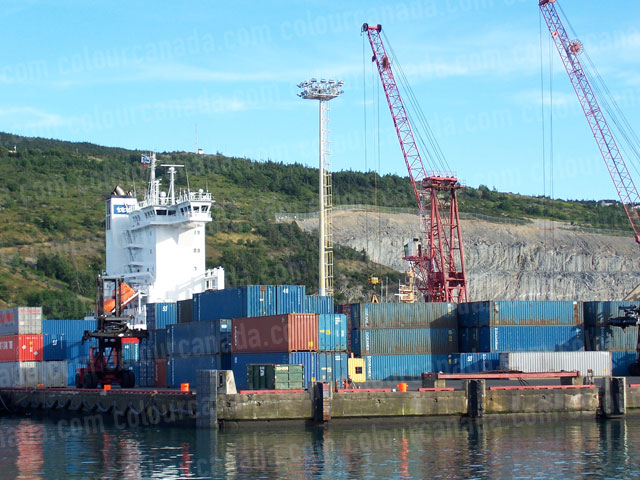 Shipping Containers at a Port | Cheap Stock Photo