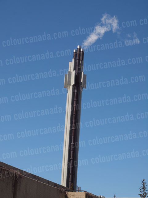 Smoke Stack at Ottawa University | Cheap Stock Photo