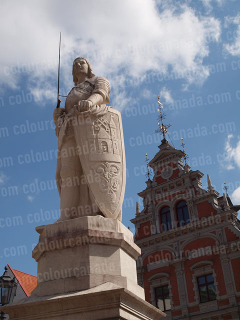 Statue Riga Latvia | Cheap Stock Photo