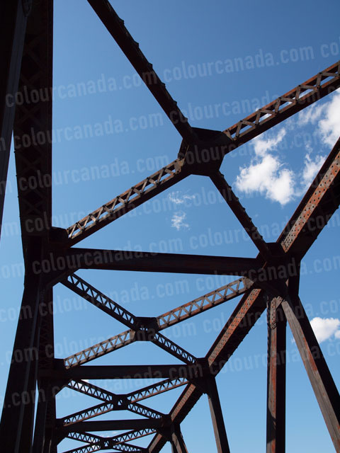 Train Bridge (1) Steel Girders | Cheap Stock Photo