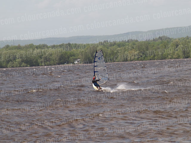 Windsurfer (5) Clear Sail Reaching Away | Cheap Stock Photo